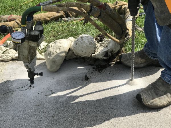 Patio Mudjacking in Andover